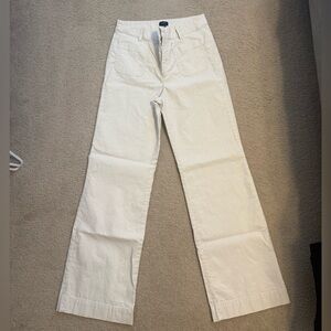 J. Crew Tall Lizzie high-rise patch-pocket wide-leg pant